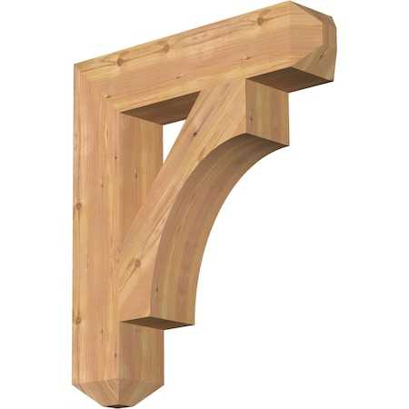 Westlake Craftsman Smooth Bracket, Western Red Cedar, 5 1/2W X 26D X 30H